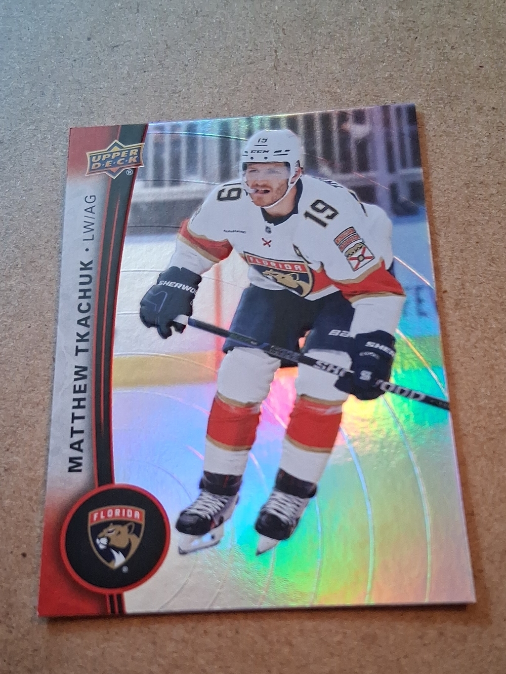Florida Panthers/Flames Matthew Tkachuk NHL Hockey Trading Cards & Sticker Lot